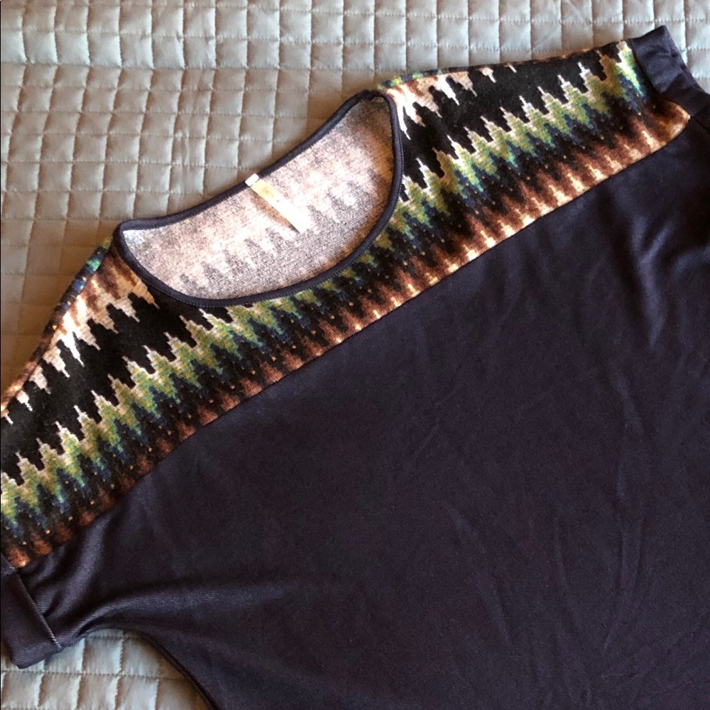 NWOT Lime n Chili tunic; Size Small; Dark blue